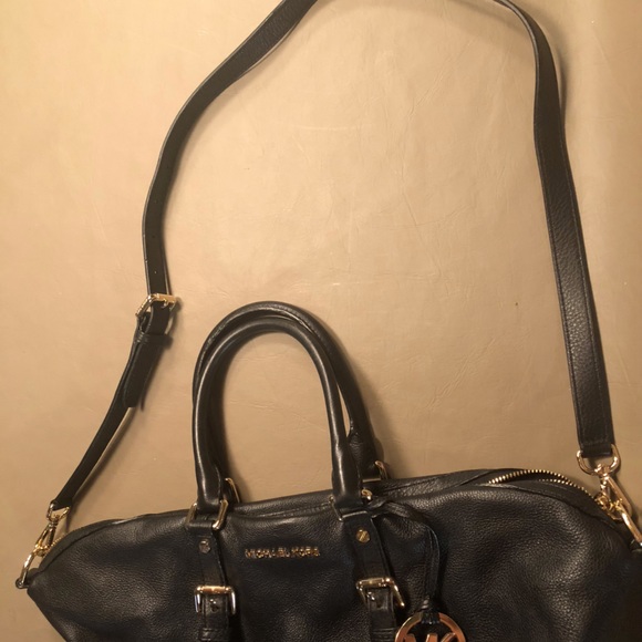 Black Leather Satchel - Picture 7 of 11